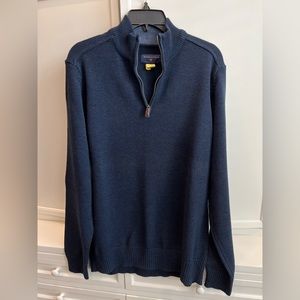 Saddlebred Men’s quarter zip sweater, size Large